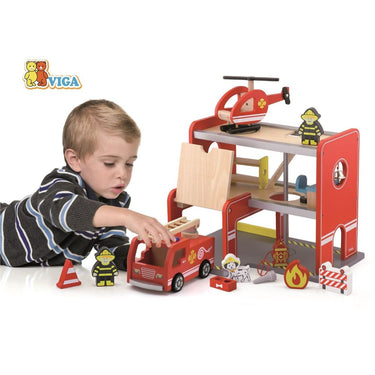 Fire Station with Accessories
